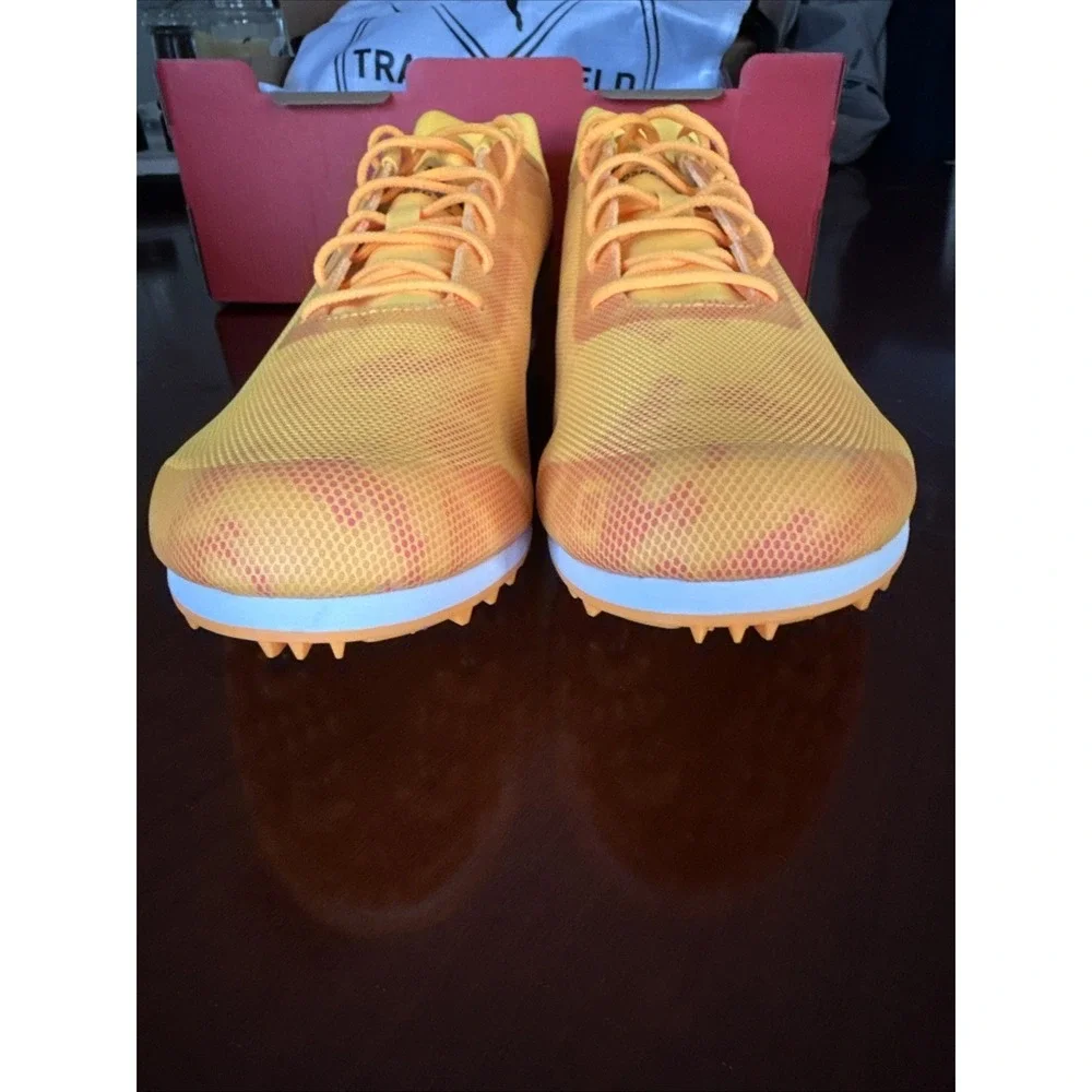 Puma evoSpeed Star8 Running Spikes Orange Track & Field Racing Sprints Men Sz 13